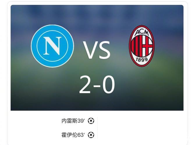 意超杯-内雷斯与霍伊伦建功 那不勒斯2-0战胜米兰
